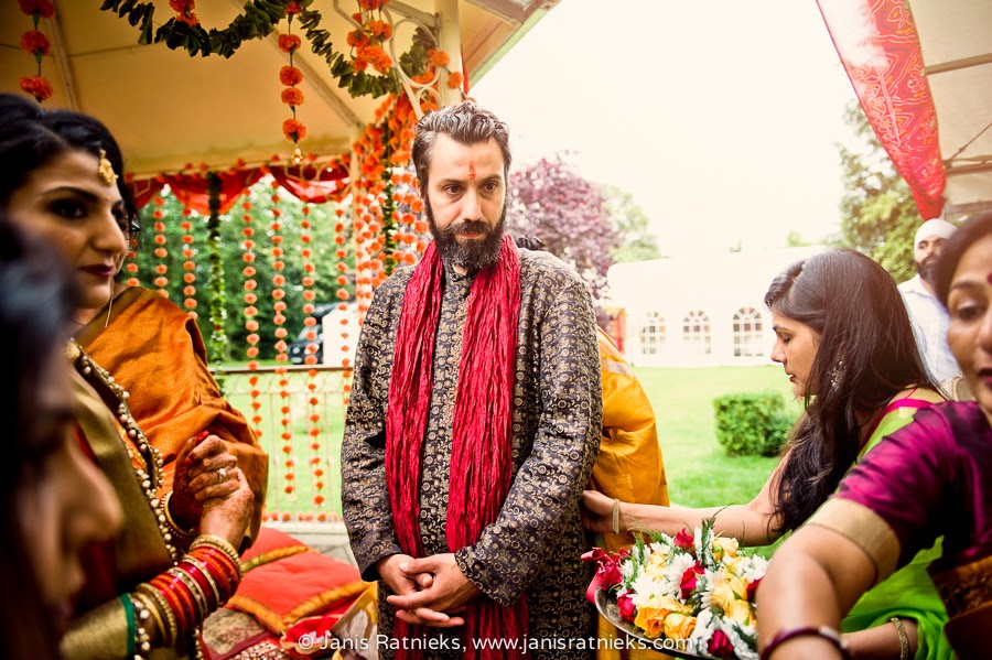 Indian wedding garlands